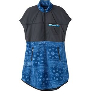 KAVU Neve Fleece Cape Dress Half Zip